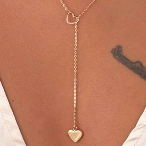 Jewelry - Heart Hollow Lariat Necklace